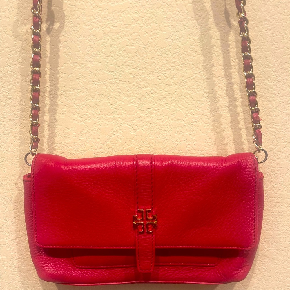 Tory Burch Leather Convertible Shoulder/Crossbody Bag
